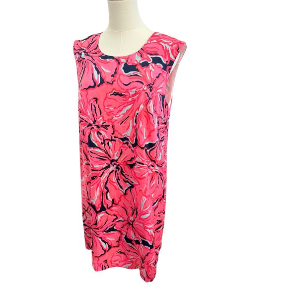 Lilly Pulitzer Womens Flirty Engineered Iona Dress Resort Flirty Pink M Medium - Picture 5 of 9